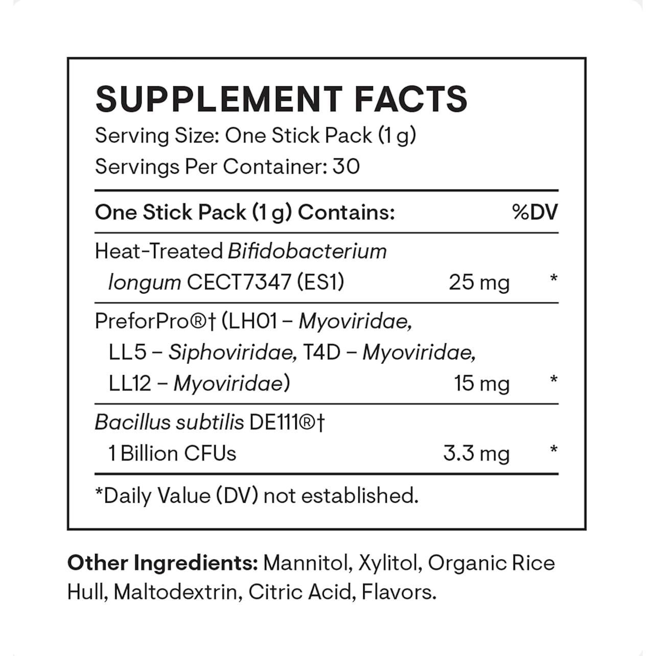 Thorne Biotico Completo Probiotico Prebiotico Postbiotico 30 Porciones