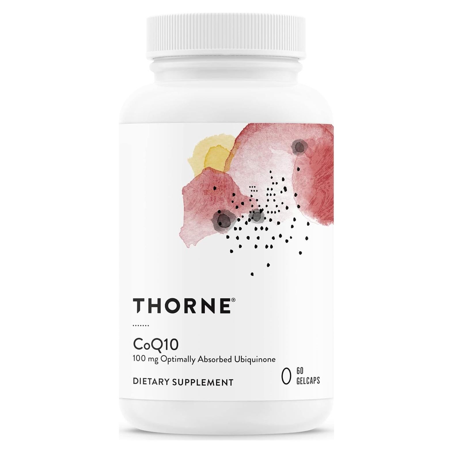 Suplemento CoQ10 Thorne 100mg - 60 Gelcaps Absorción Óptima