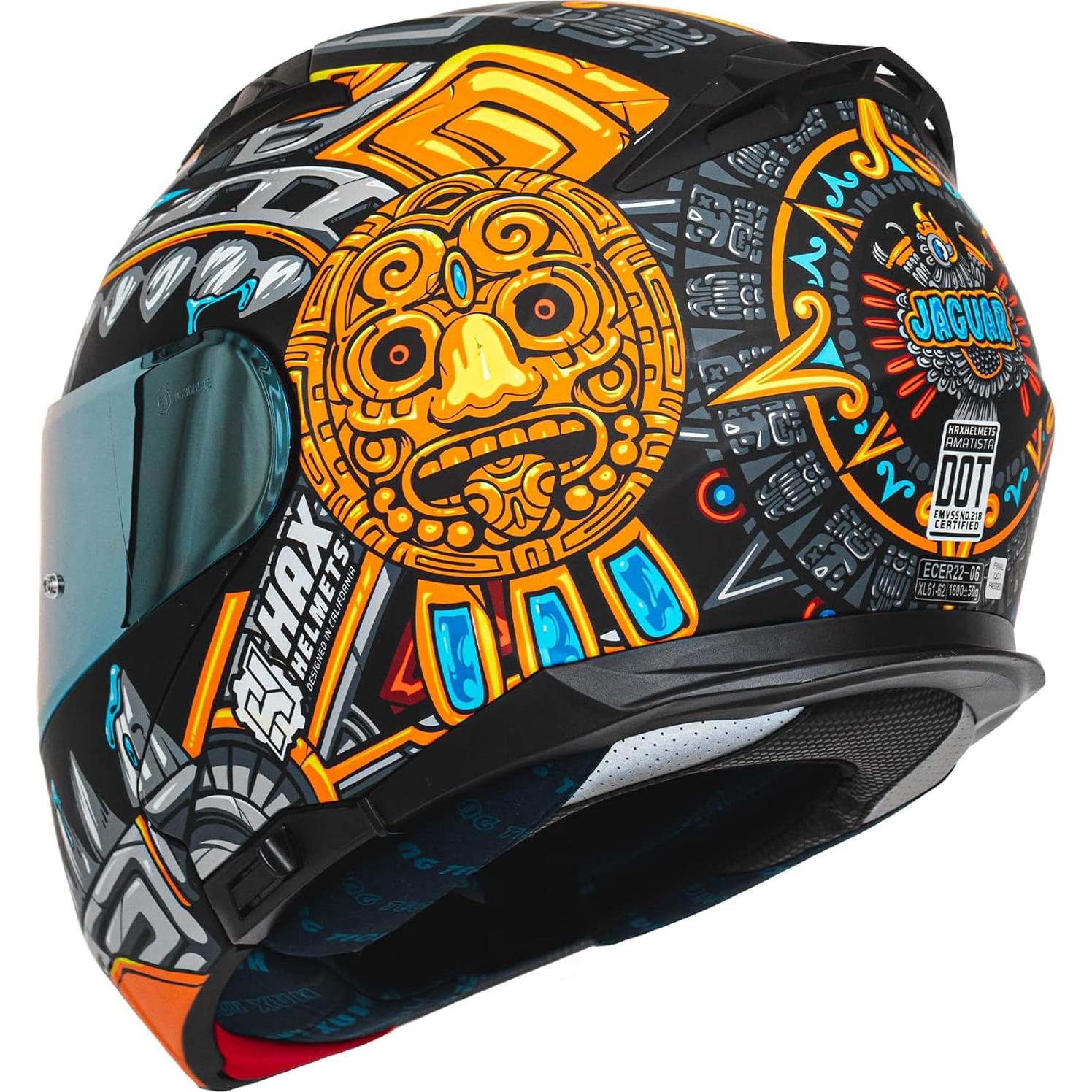 Casco HAX Modular Flip-Up Jaguar Gold - Ligero y Seguro