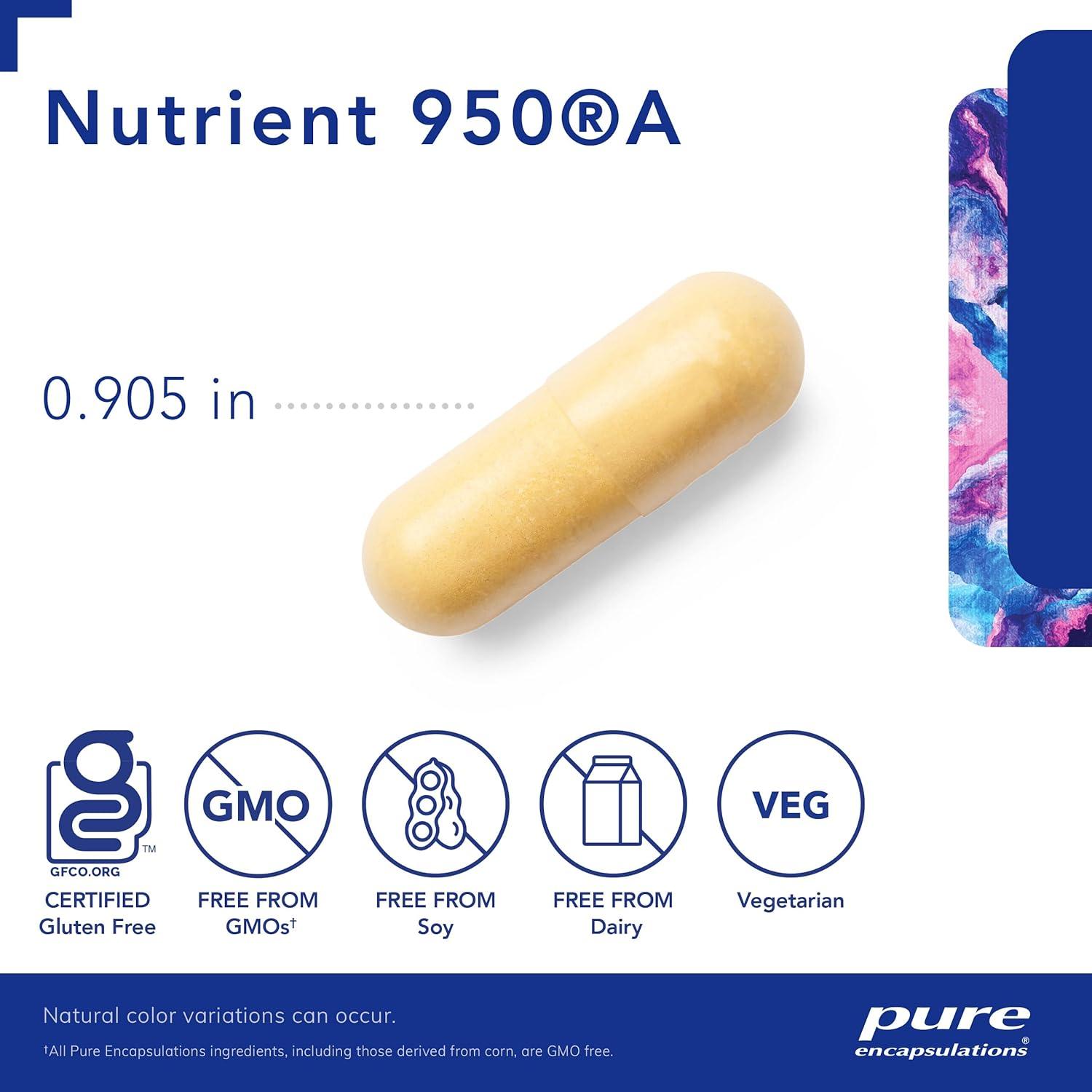 Suplemento Multivitamínico Hipoalergénico Pure Encapsulations 180 Cápsulas