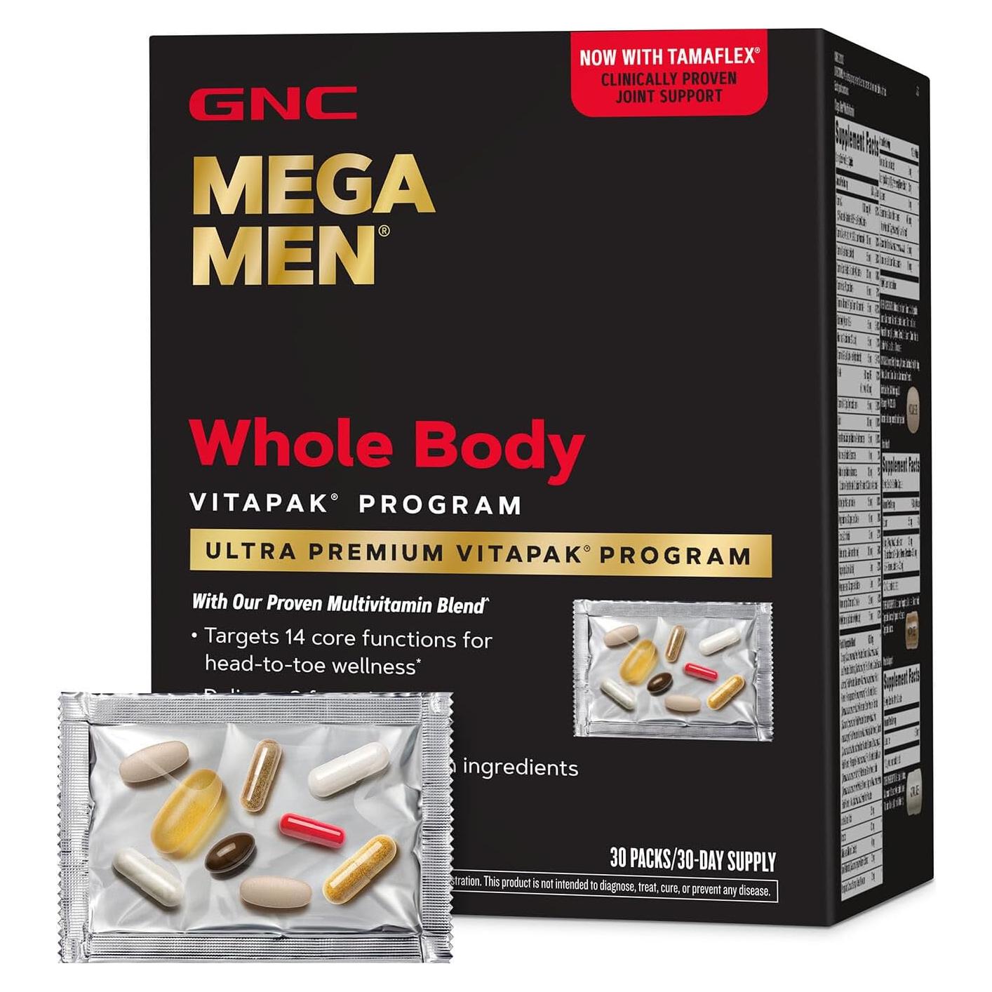 Vitapak Mega Men GNC 30 Porciones - Suplemento Nutricional