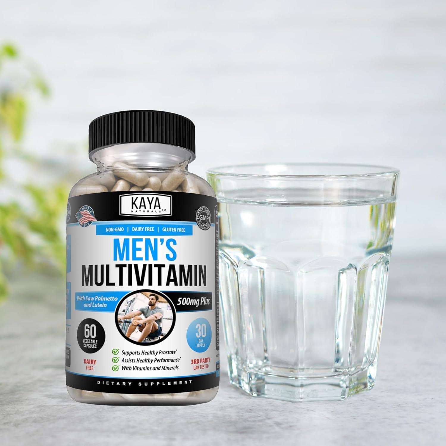 Multivitamina para Hombres Kaya Naturals - 60 Cápsulas Vegetales