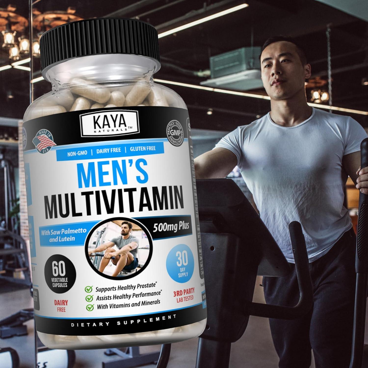 Multivitamina para Hombres Kaya Naturals - 60 Cápsulas Vegetales