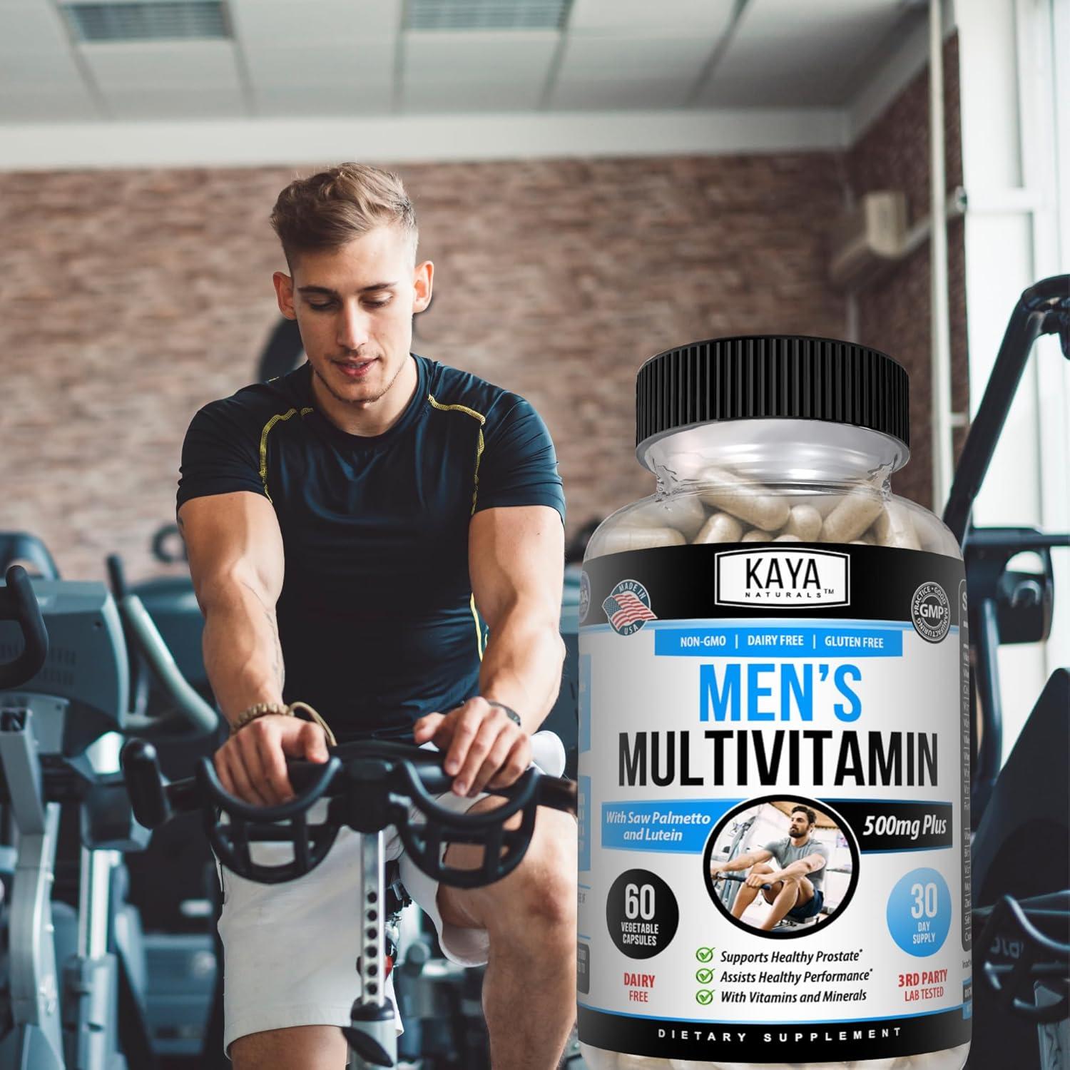 Multivitamina para Hombres Kaya Naturals - 60 Cápsulas Vegetales
