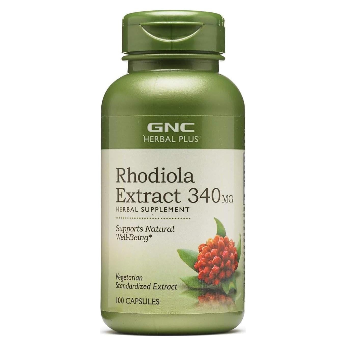 Extracto de Rhodiola GNC Herbal Plus 340mg - 100 Cápsulas