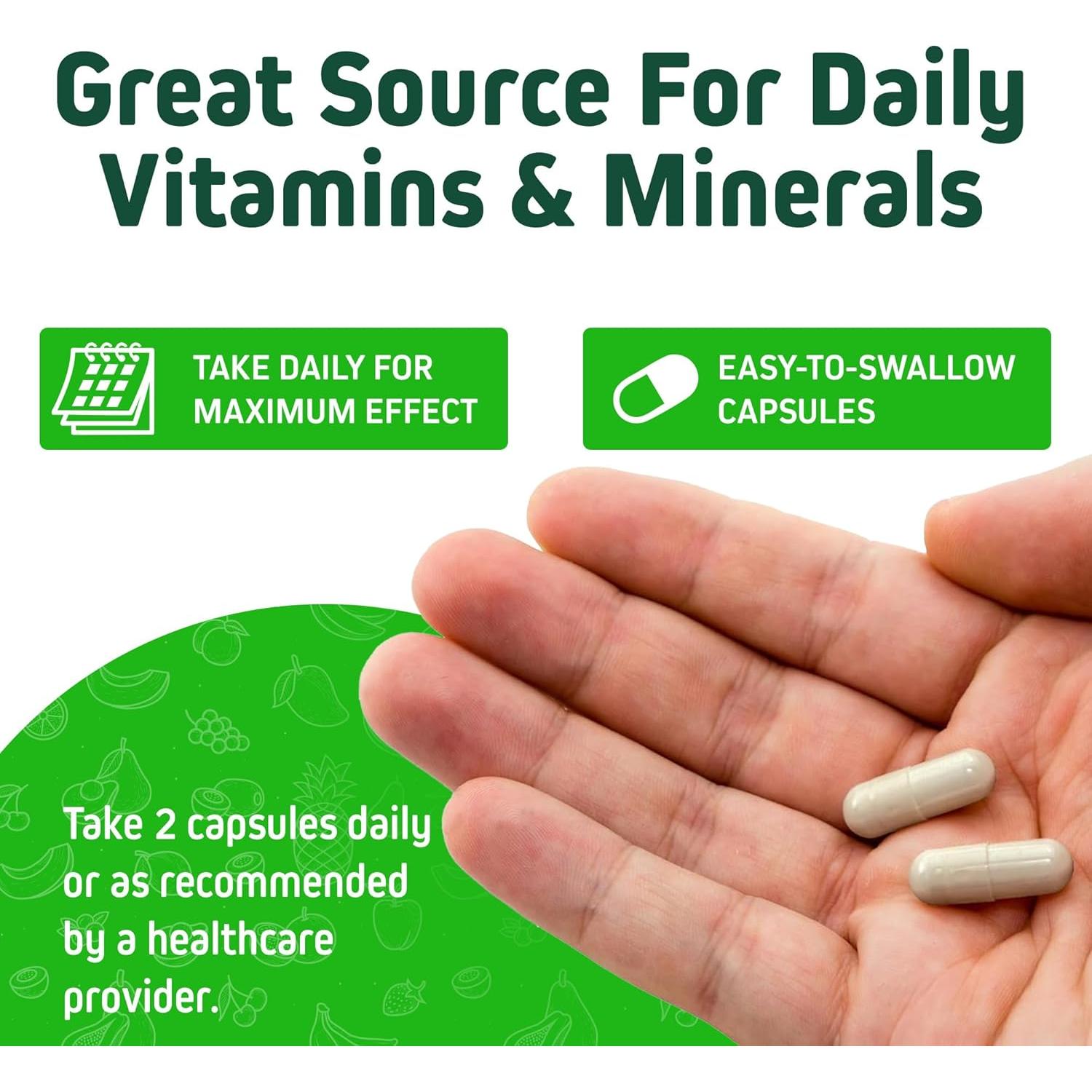 Multivitamínico Herbtonics para Adolescentes 60 Cápsulas Veganas