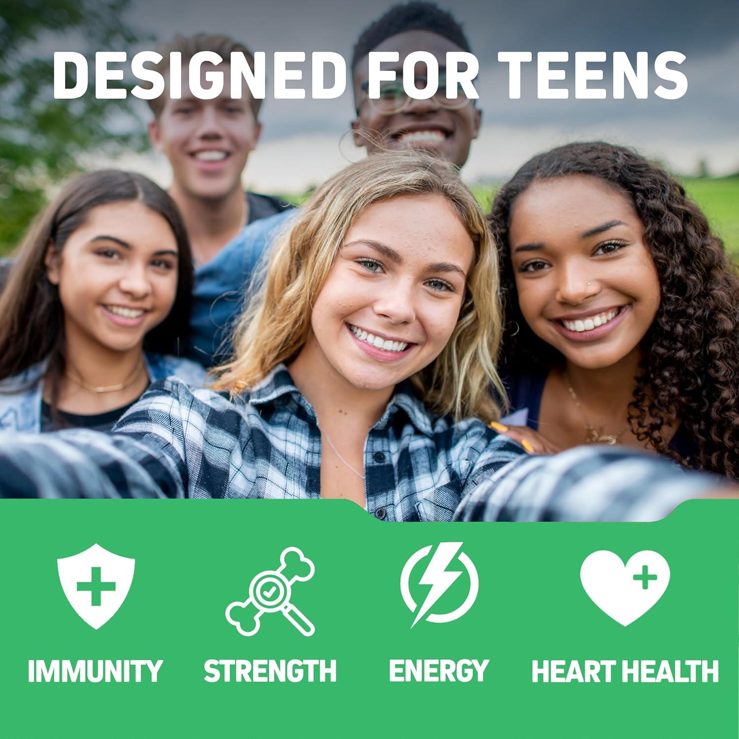 Multivitamínico Herbtonics para Adolescentes 60 Cápsulas Veganas