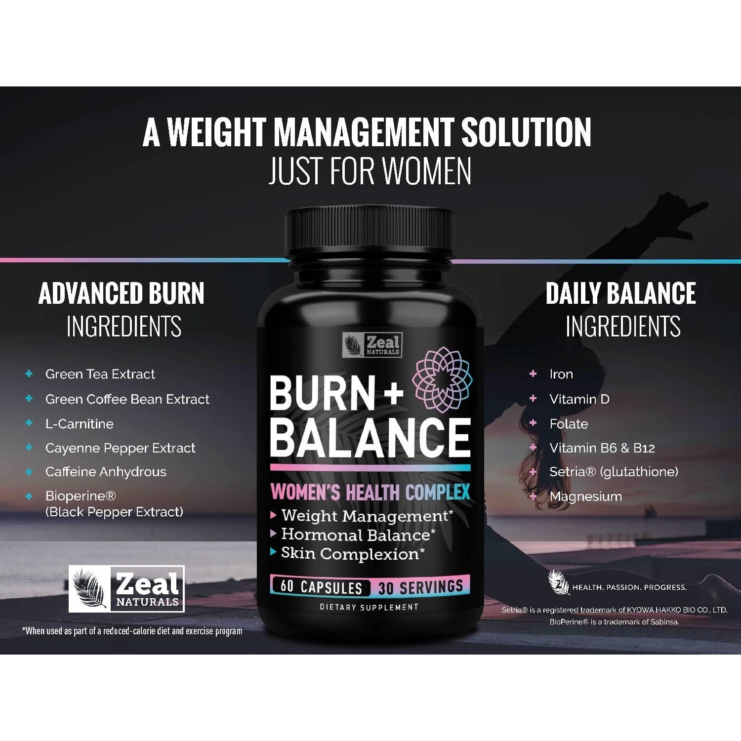 Suplemento para Pérdida de Peso Zeal Naturals 68g - Mujeres