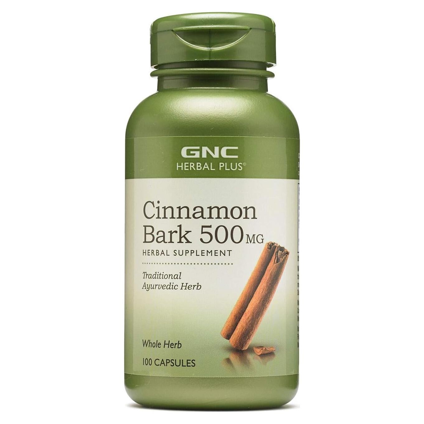 Suplemento de Canela GNC Herbal Plus 500mg 100 Porciones