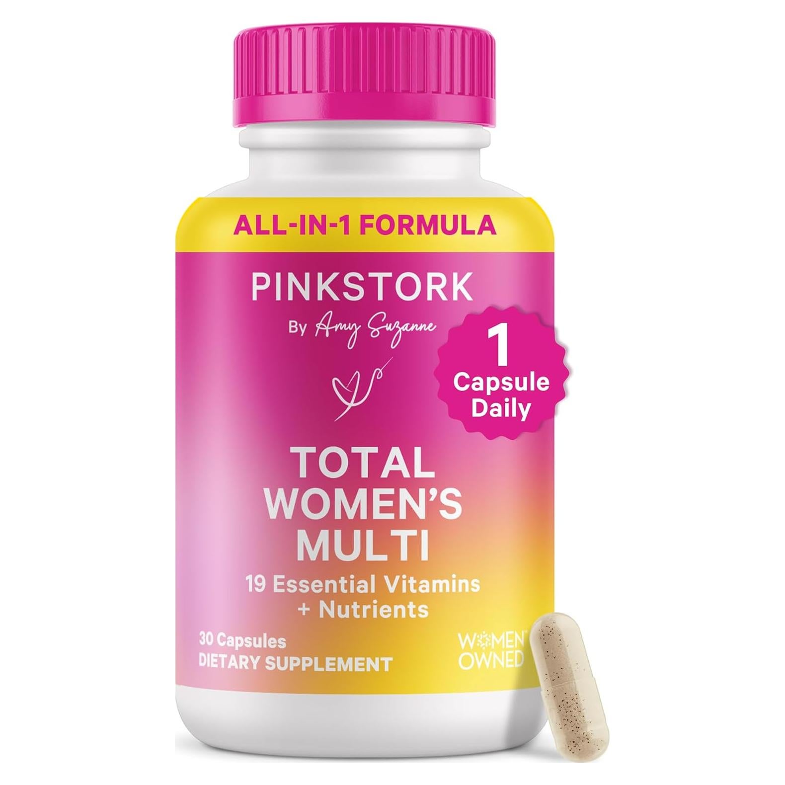 Multivitamina Total para Mujeres Pink Stork - 30 Cápsulas