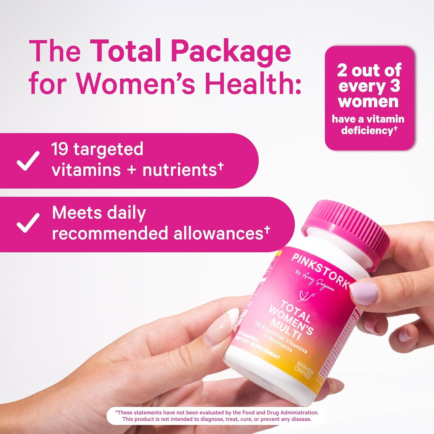 Multivitamina Total para Mujeres Pink Stork - 30 Cápsulas