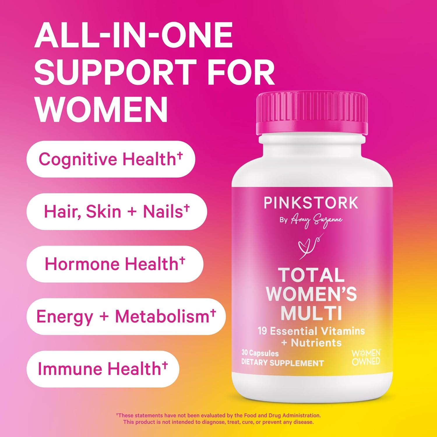 Multivitamina Total para Mujeres Pink Stork - 30 Cápsulas