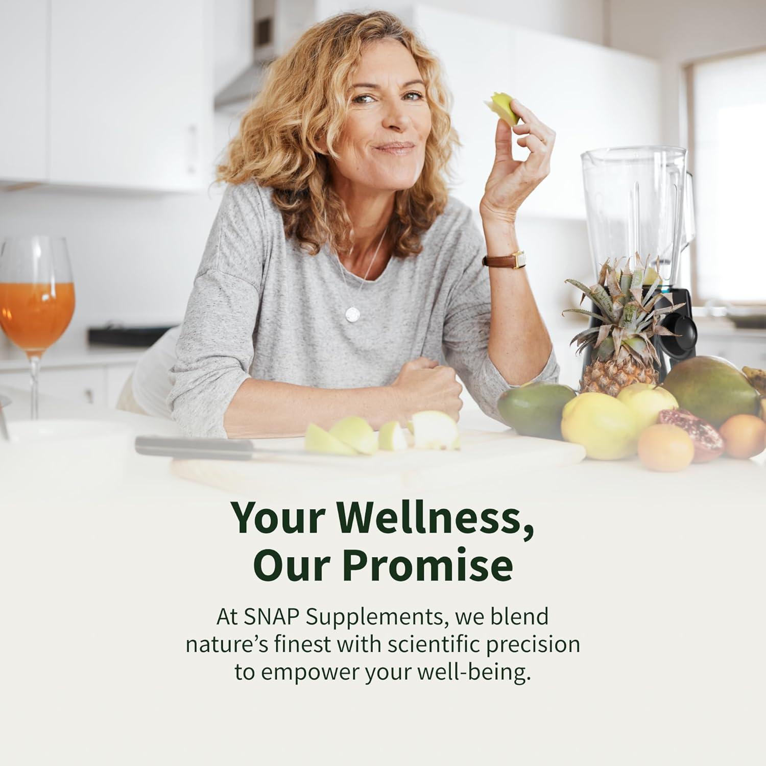 Suplemento Energético Natural Snap Supplements 60 Cápsulas