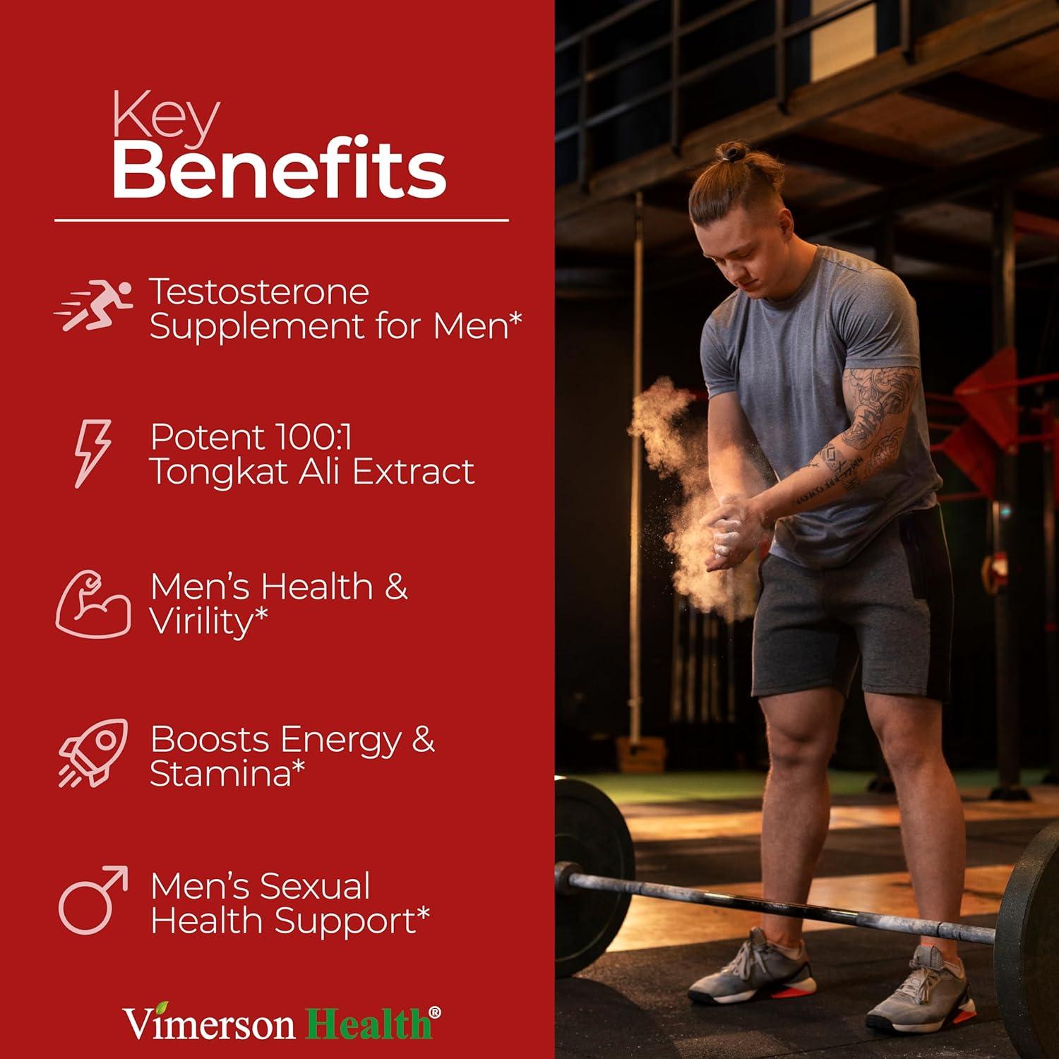 Tongkat Ali Vimerson Health 100:1 - Suplemento Testosterona 2 meses