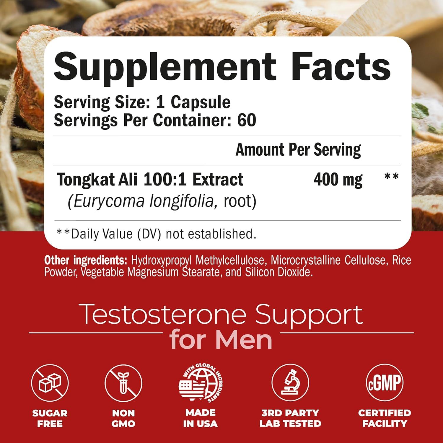 Tongkat Ali Vimerson Health 100:1 - Suplemento Testosterona 2 meses