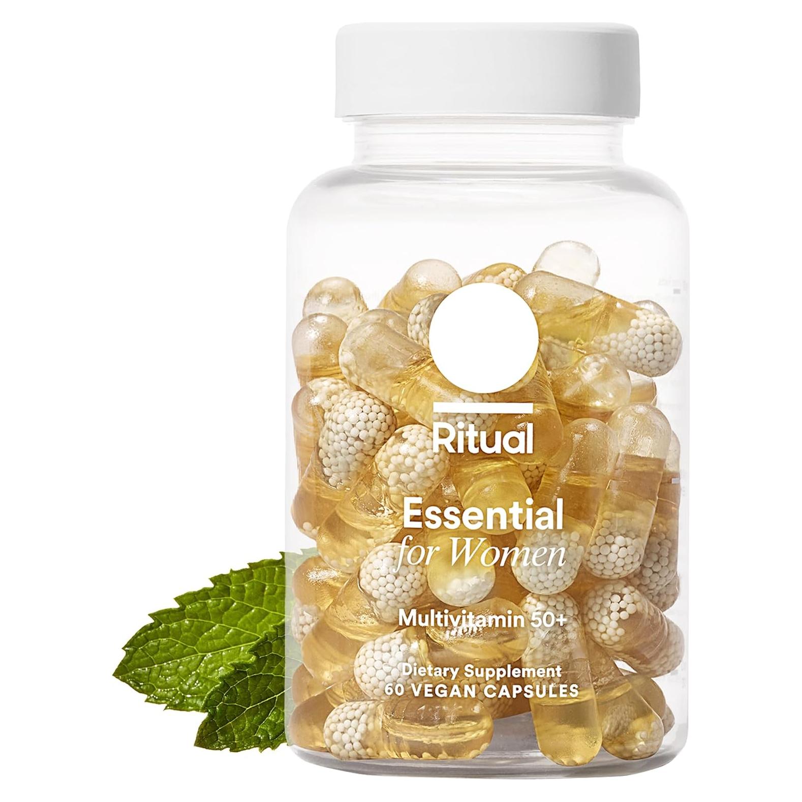 Multivitamina Ritual para Mujeres 50+ con Omega-3 y Vitamina D3