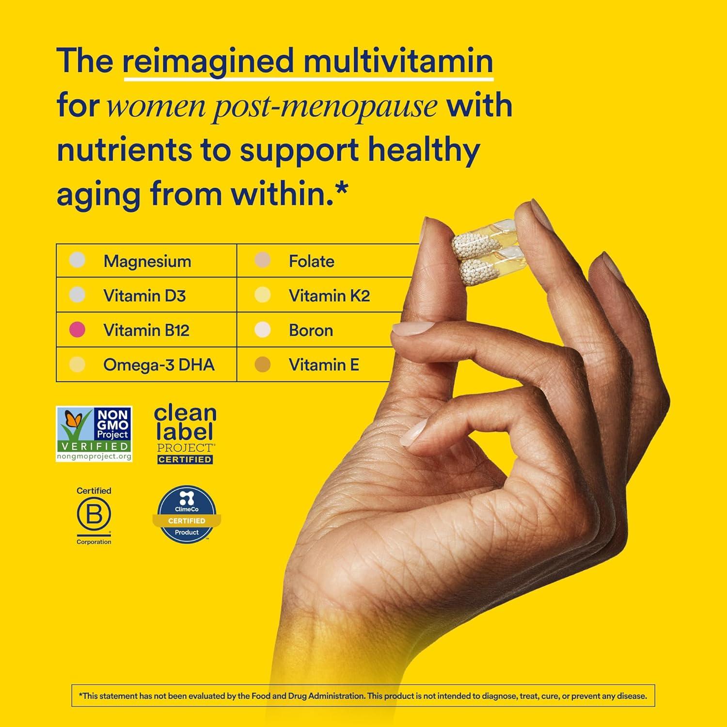 Multivitamina Ritual para Mujeres 50+ con Omega-3 y Vitamina D3