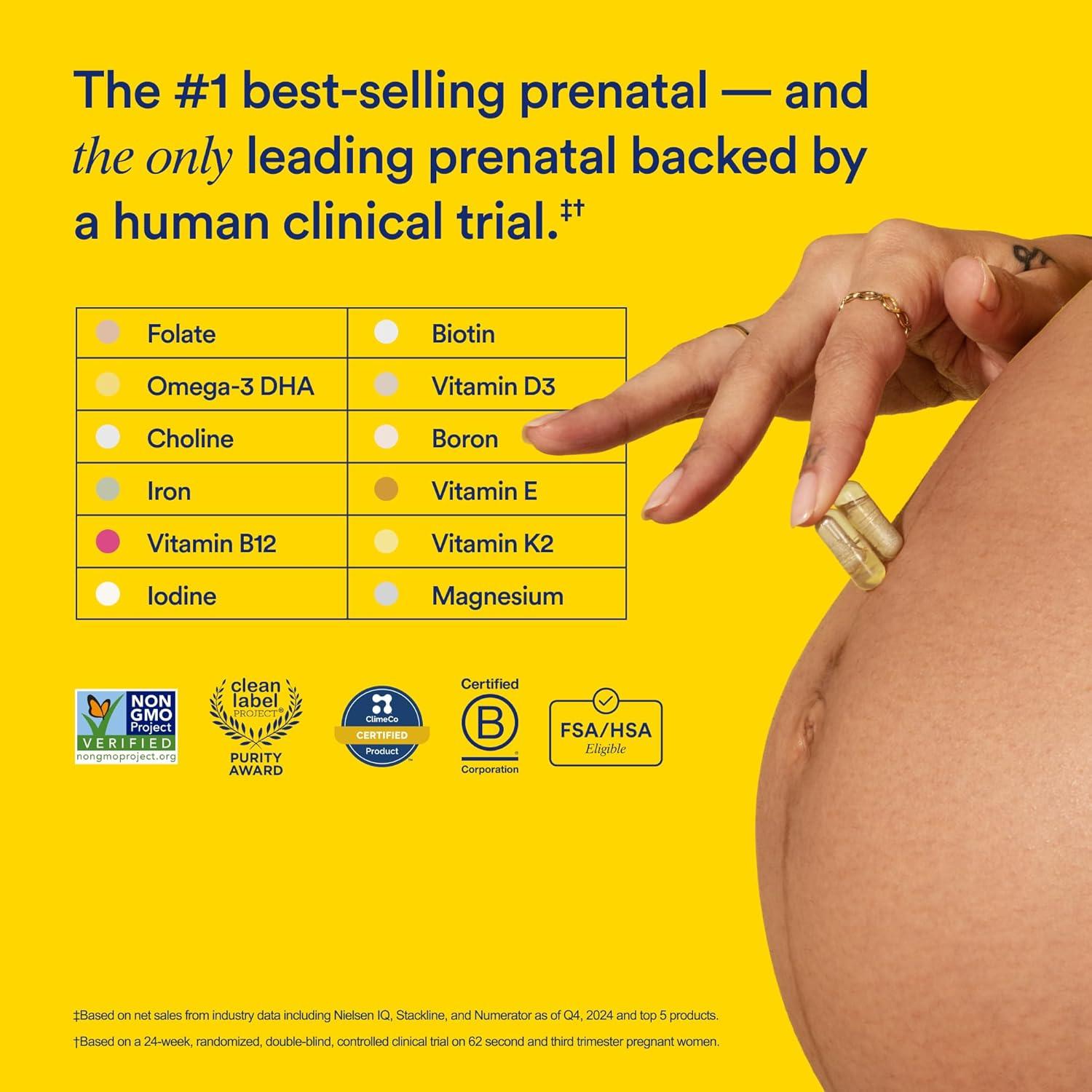 Multivitamínico Prenatal Ritual para Mujeres 30 Cápsulas Menta