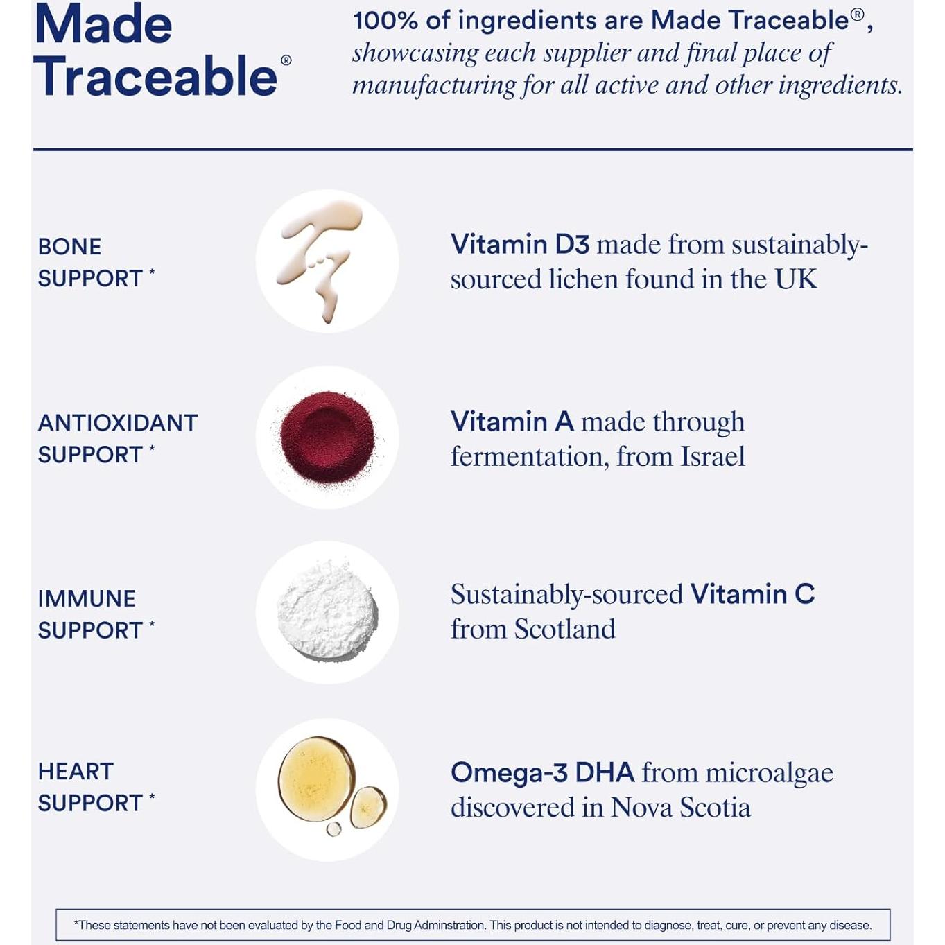 Multivitamínico Postnatal Ritual 60 Cápsulas - Omega-3 DHA