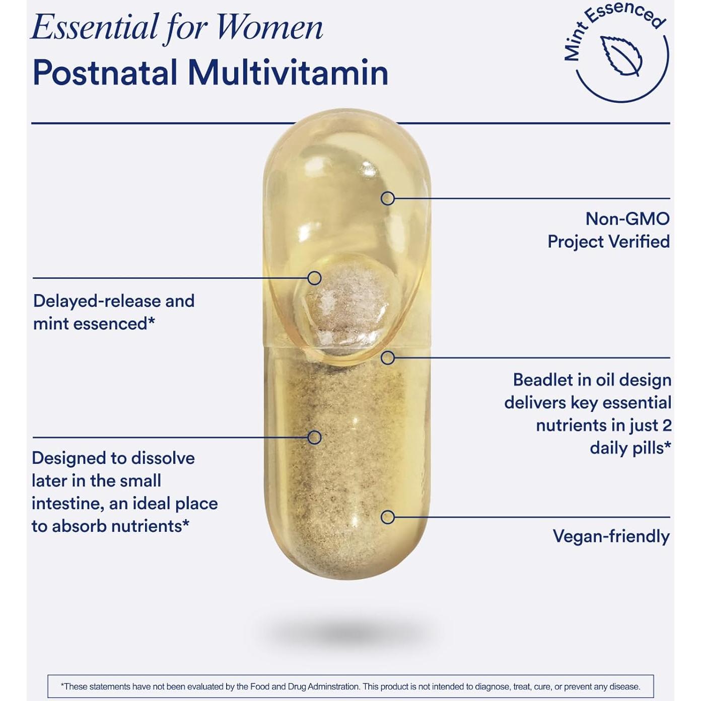 Multivitamínico Postnatal Ritual 60 Cápsulas - Omega-3 DHA