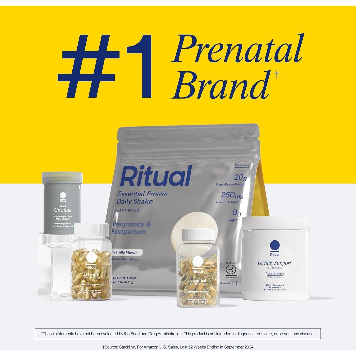 Multivitamínico Postnatal Ritual 60 Cápsulas - Omega-3 DHA