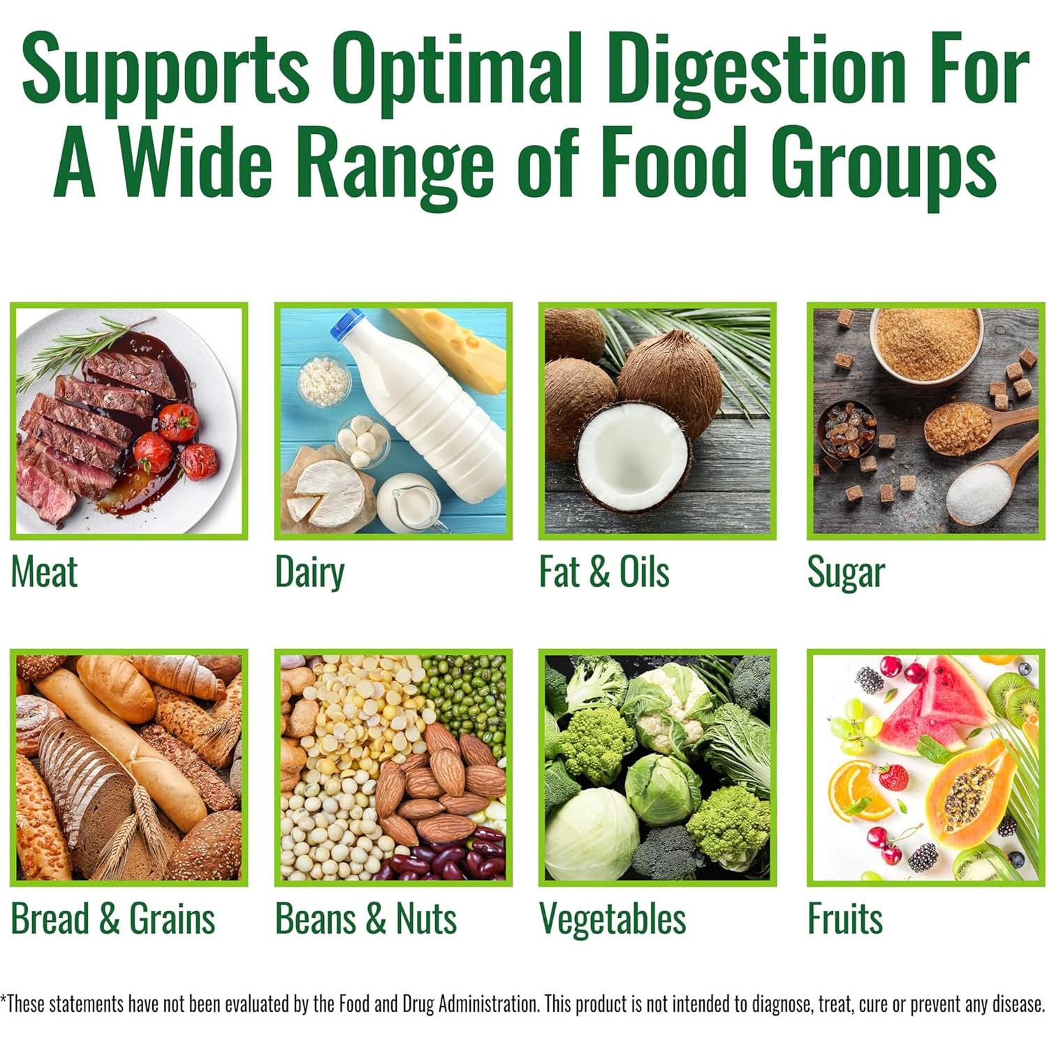 Enzimas Digestivas NATURELO con Jengibre - 180 Cápsulas Veganas