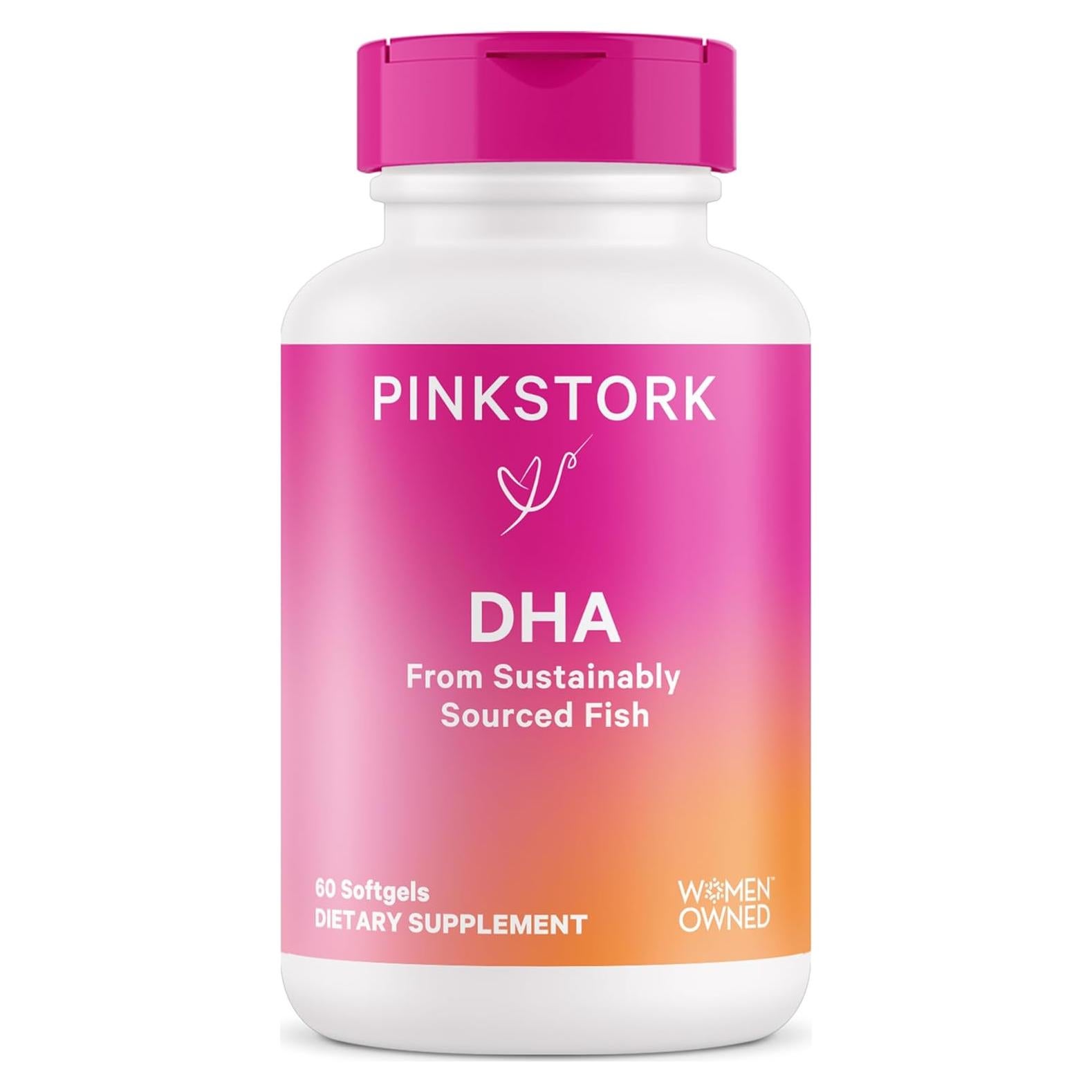Suplemento Prenatal Omega-3 DHA Pink Stork - 60 Gelatinas