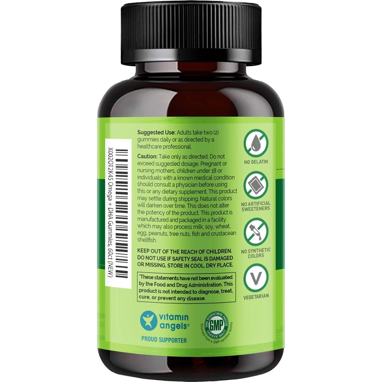 Gominolas Omega 3 DHA Vegetales NATURELO - 60 Unidades