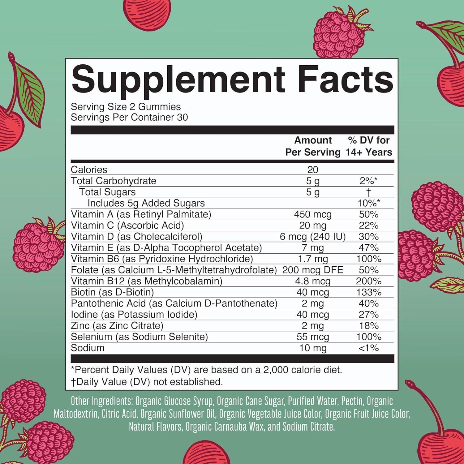 Gominolas Multivitamínicas para Mujeres MaryRuth 60 Unidades