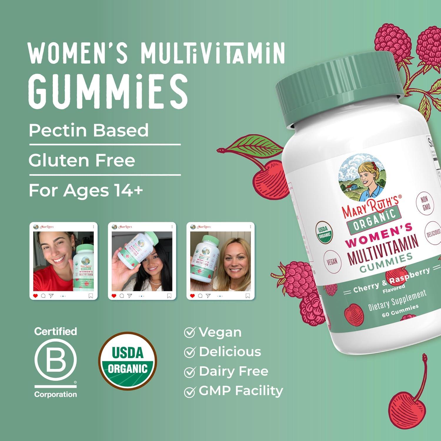 Gominolas Multivitamínicas para Mujeres MaryRuth 60 Unidades