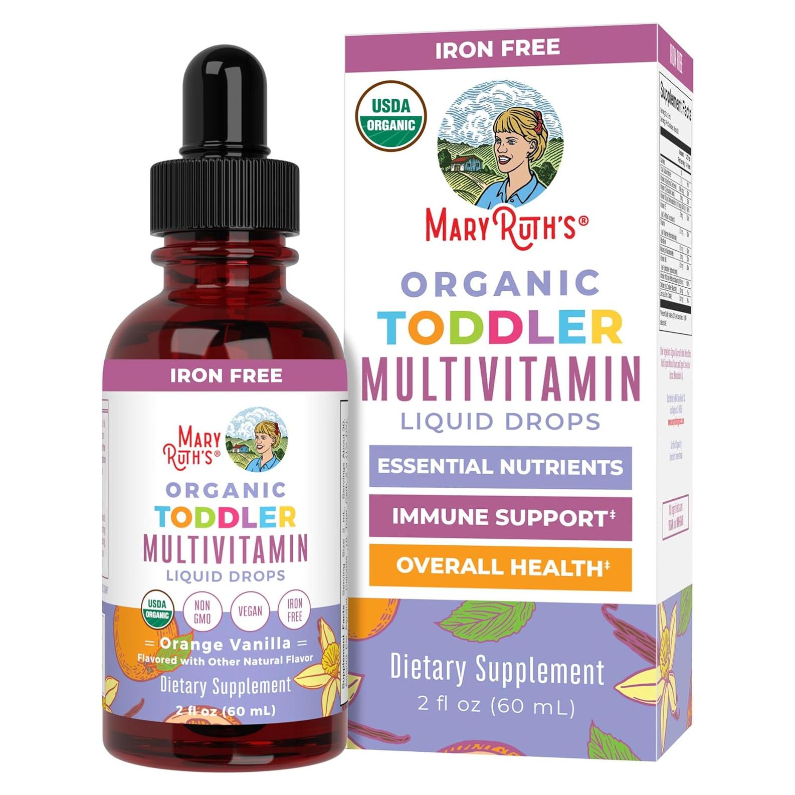 Multivitamina Líquida Orgánica para Niños MaryRuth 59 ml