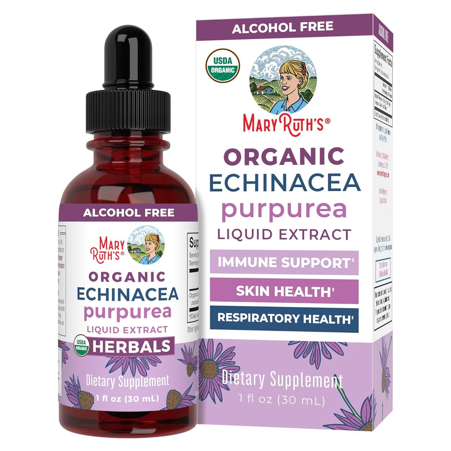 Gotas de Echinacea Purpurea MaryRuth Organics 29.57 ml
