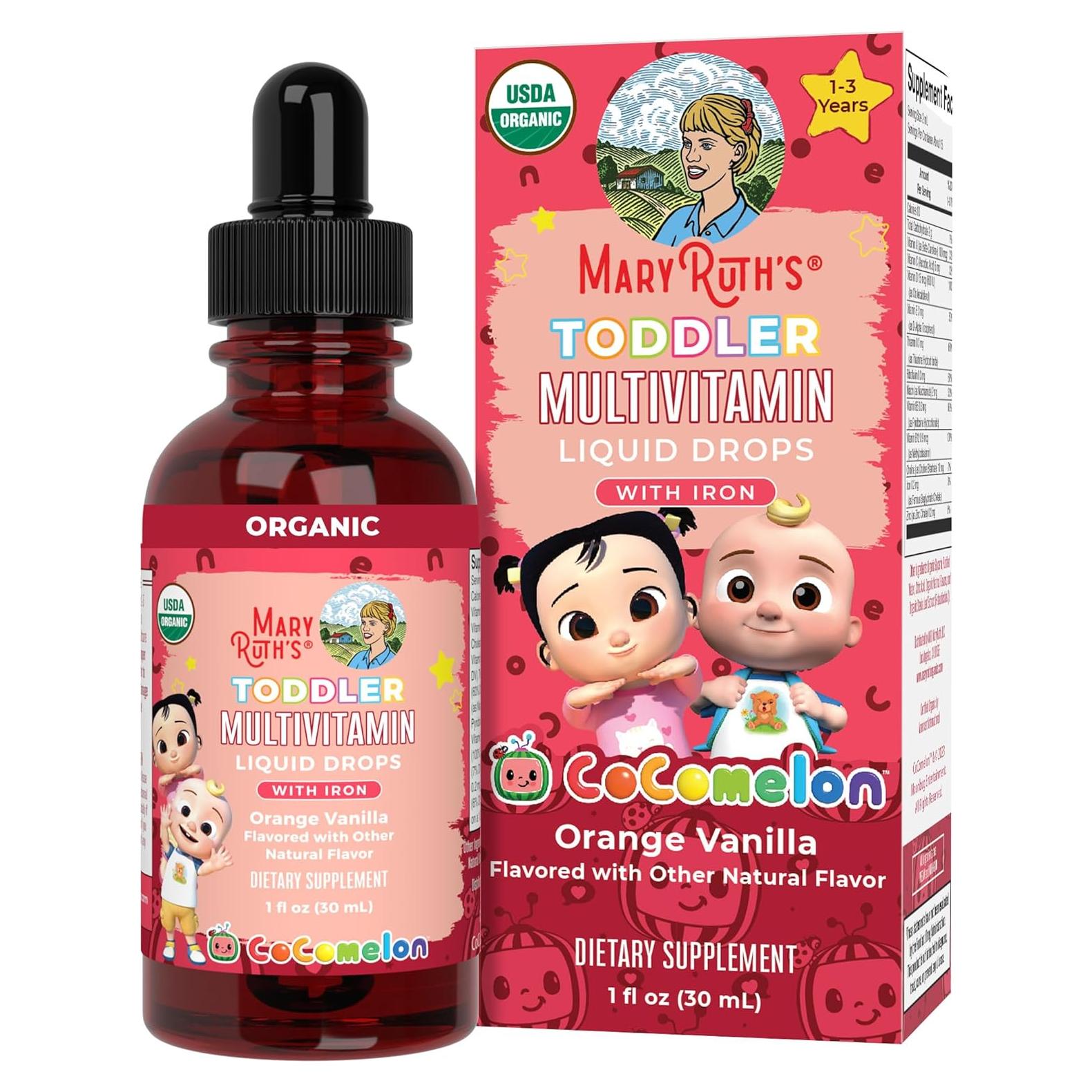 Multivitamina Líquida Orgánica MaryRuth para Niños 1-3 Años