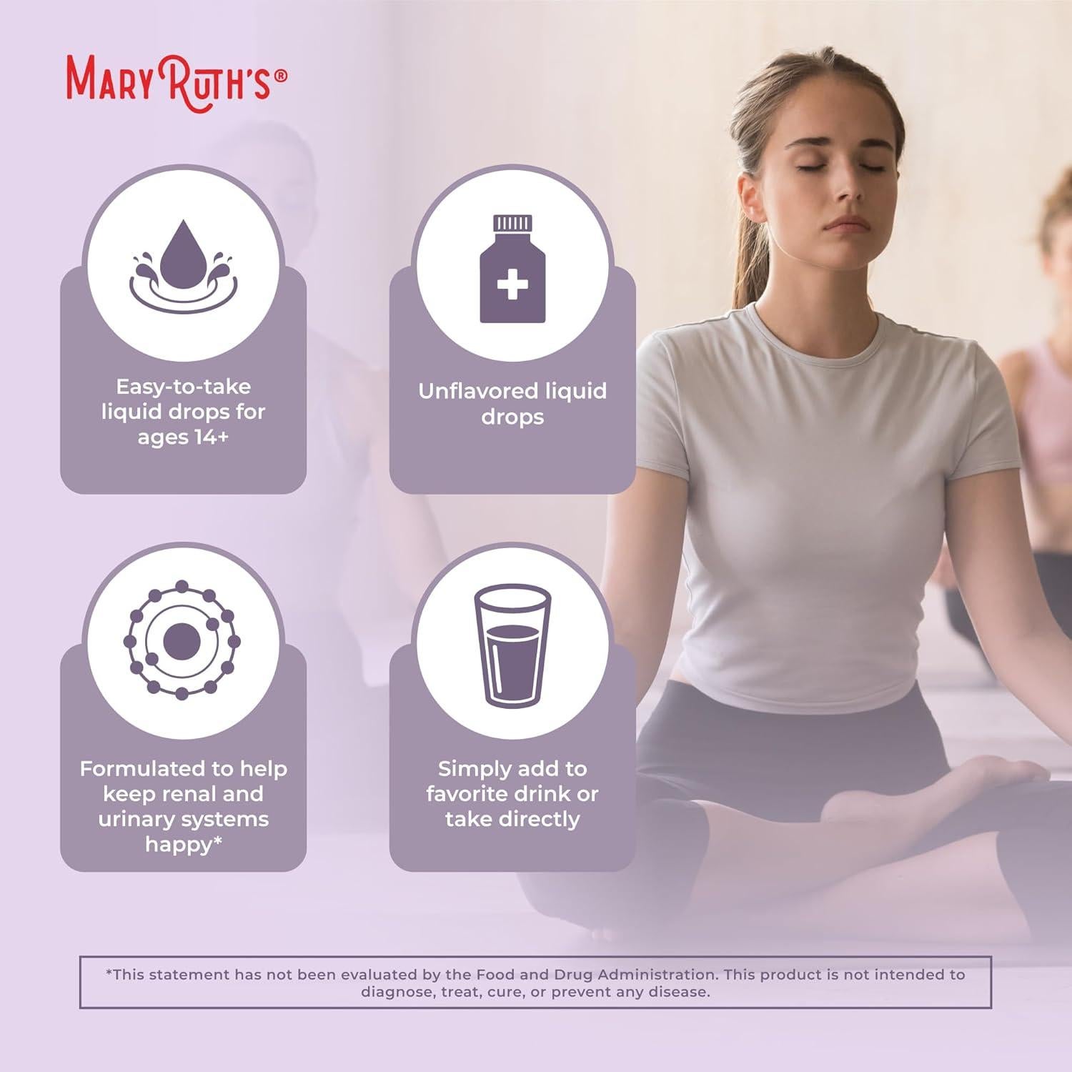 Gotas Herbales para Riñones y Vejiga MaryRuth 30ml Vegano