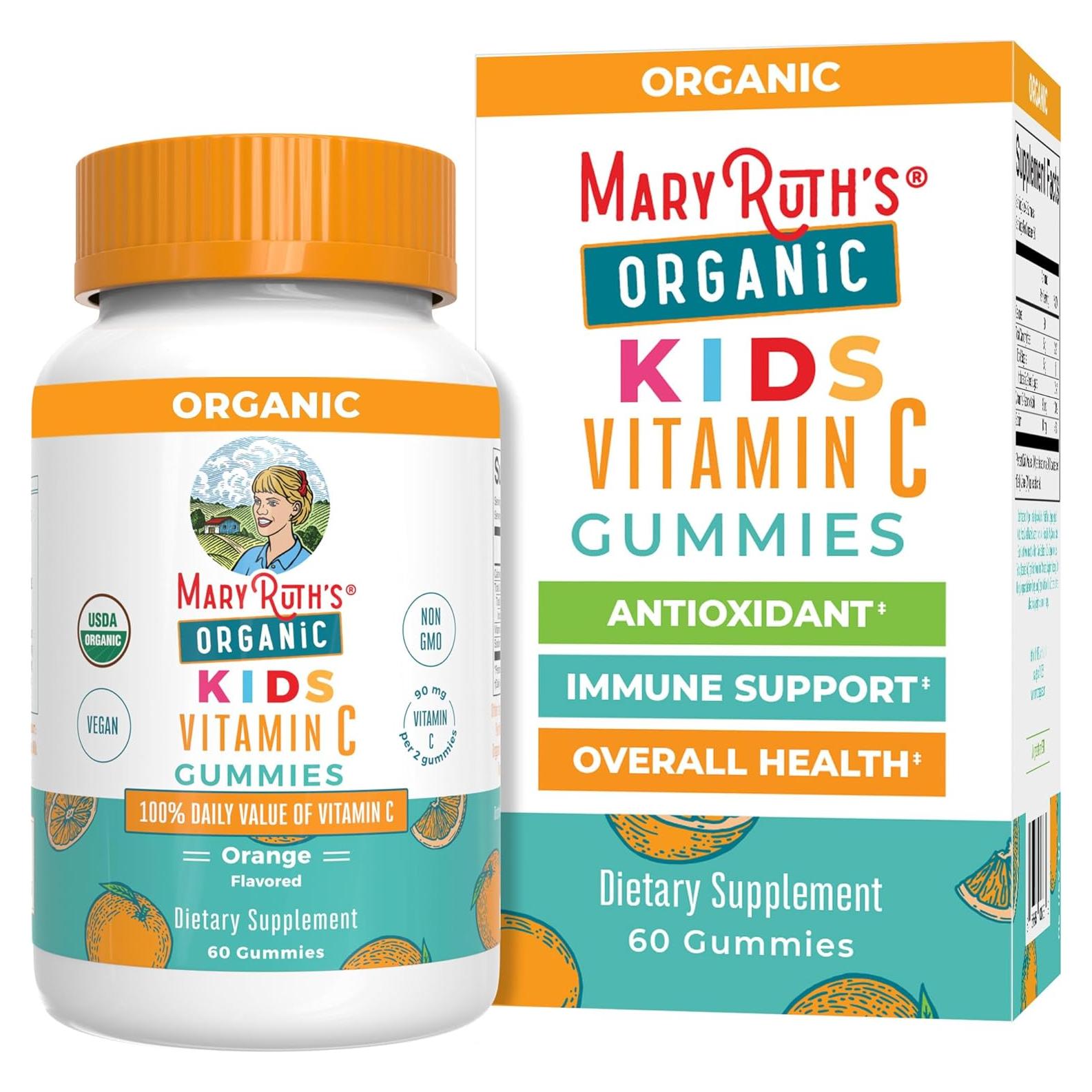 Gominolas de Vitamina C MaryRuth para Niños 60 Porciones