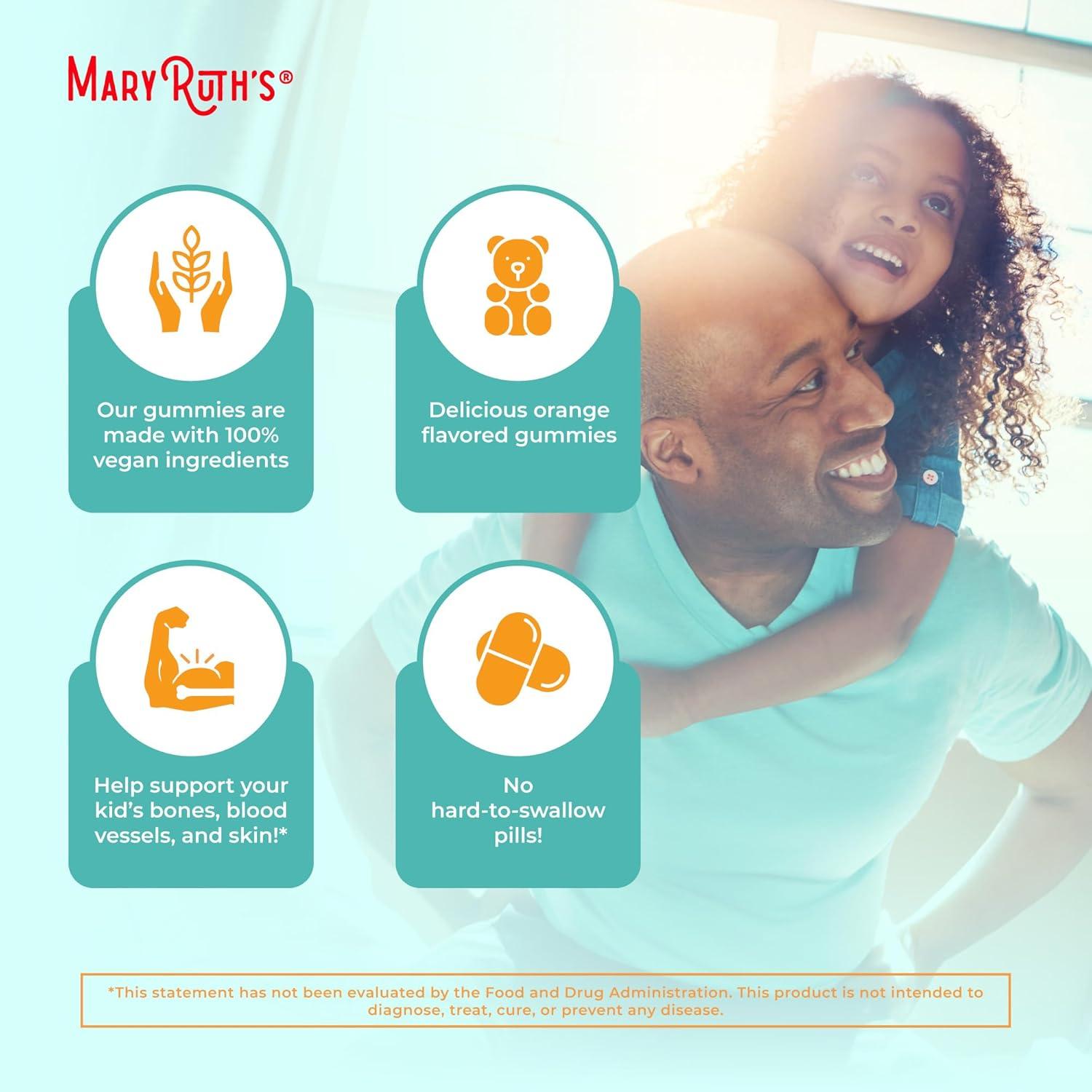 Gominolas de Vitamina C MaryRuth para Niños 60 Porciones