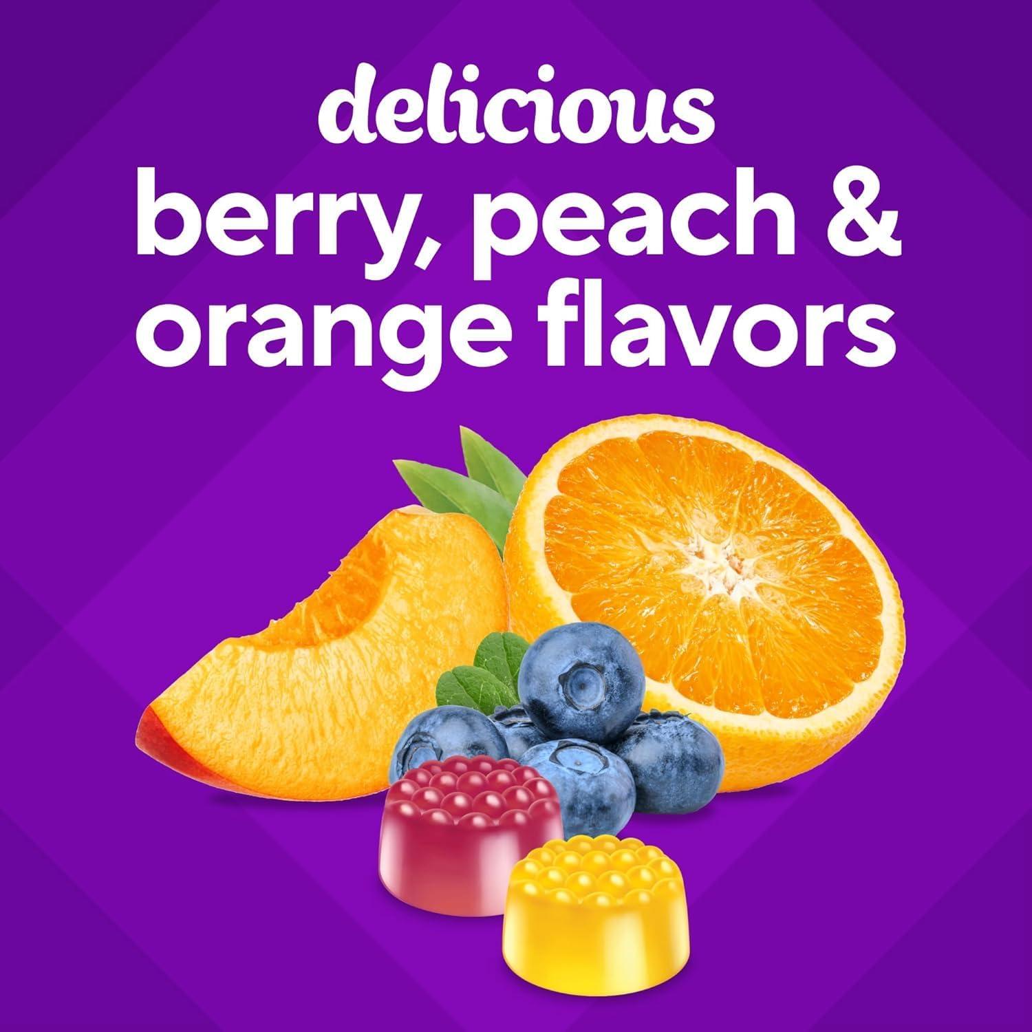 Vitafusion Multivitaminas Gummy Adultos 120 Conteo +10% Vitaminas A, C, E