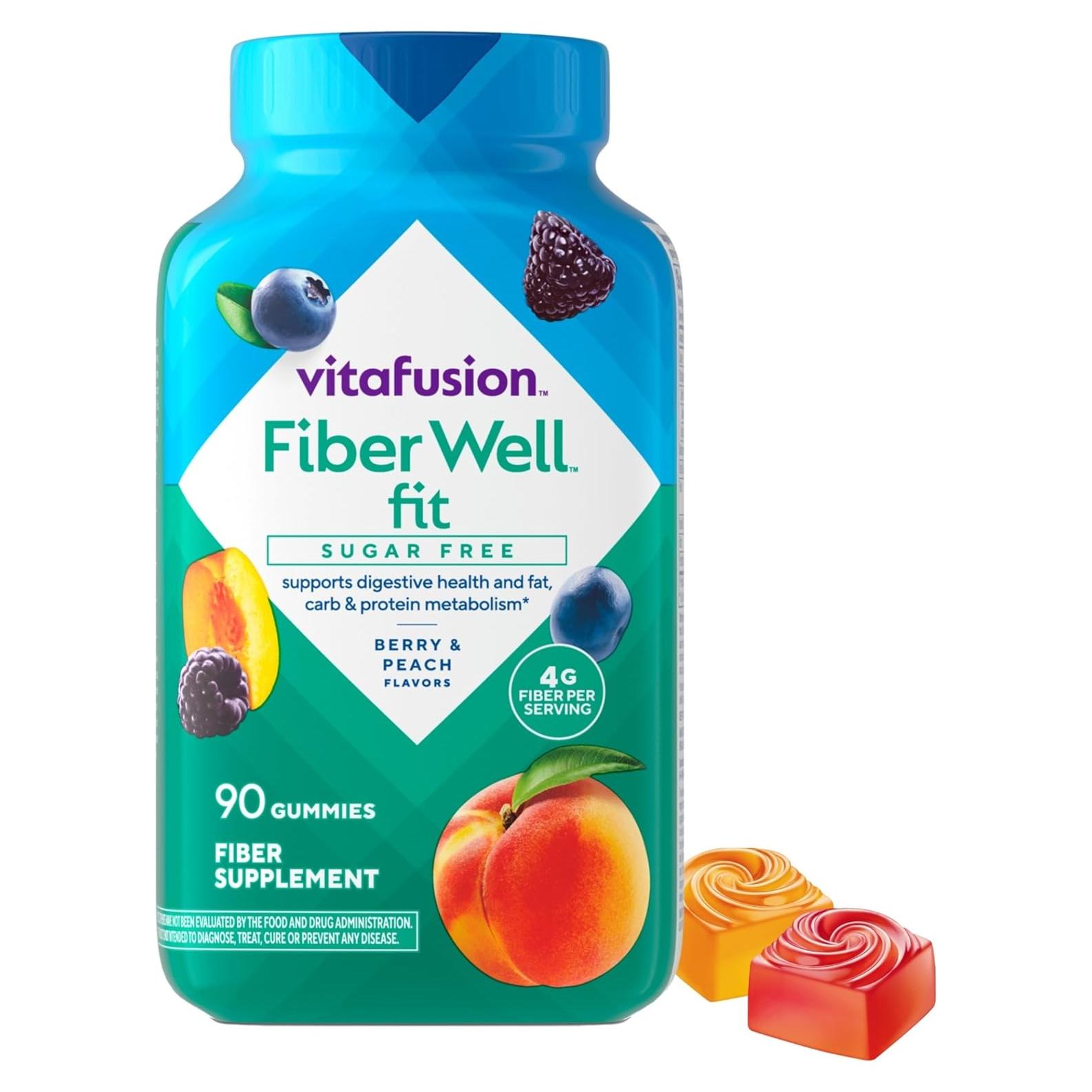 Gominolas Vitafusion Fiber Well Fit 90 Unidades - 5g Fibra