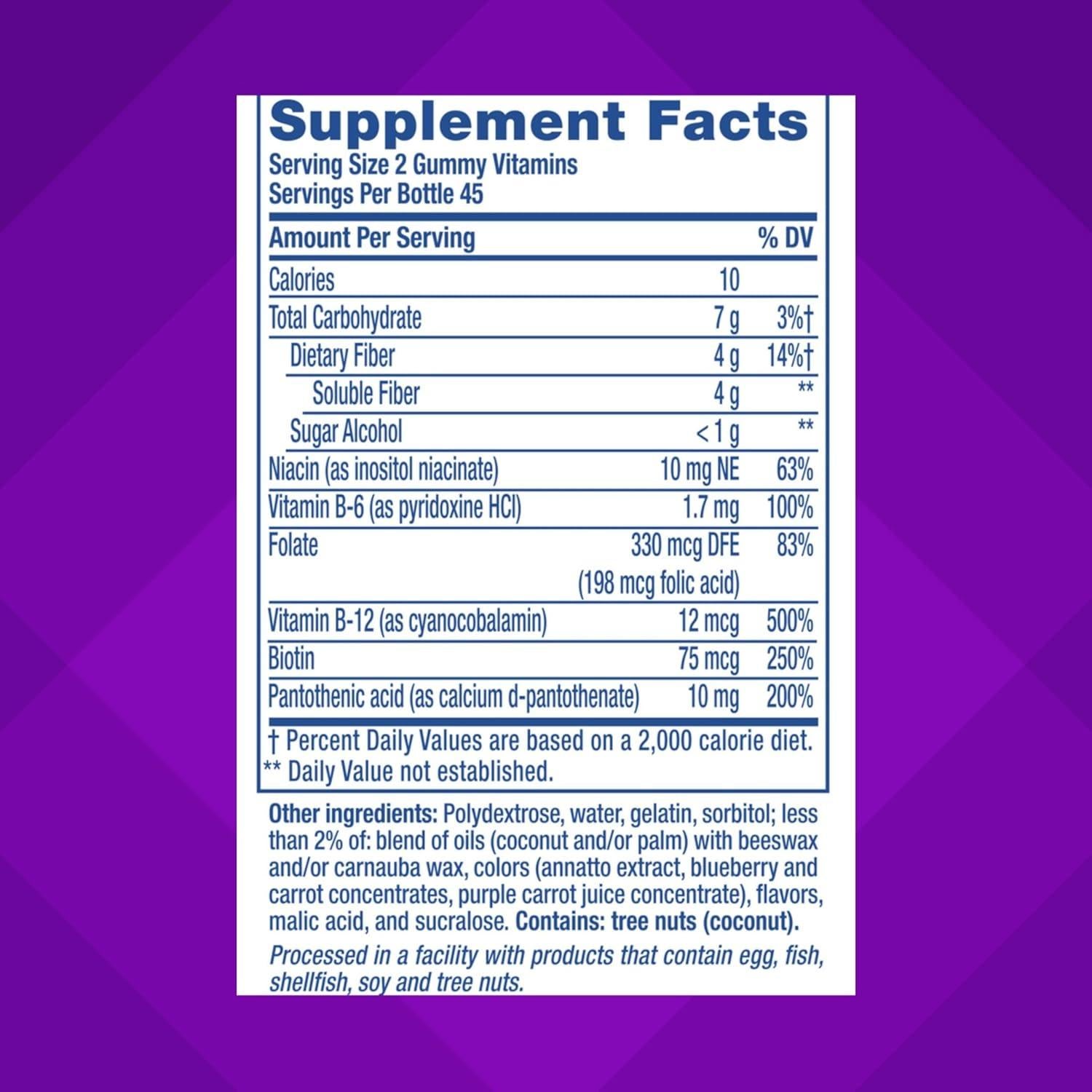 Gominolas Vitafusion Fiber Well Fit 90 Unidades - 5g Fibra