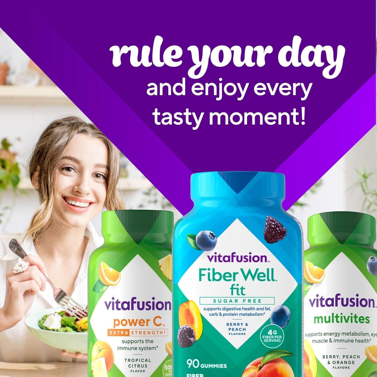 Gominolas Vitafusion Fiber Well Fit 90 Unidades - 5g Fibra