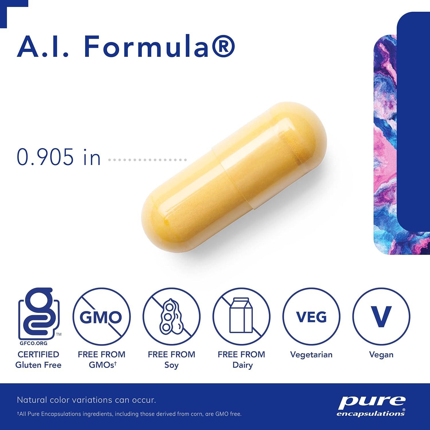 Suplemento Hipoalergénico A.I. Formula Pure Encapsulations 120 Cápsulas