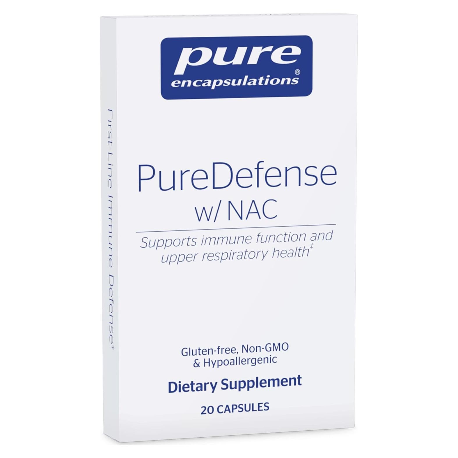 Suplemento Inmunológico Pure Encapsulations PureDefense 20 Cápsulas