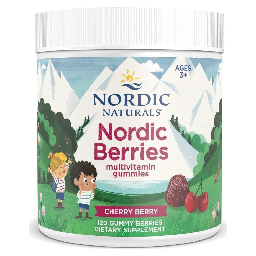 Bayas Nórdicas Gummy Nordic Naturals Cereza 120 Unidades