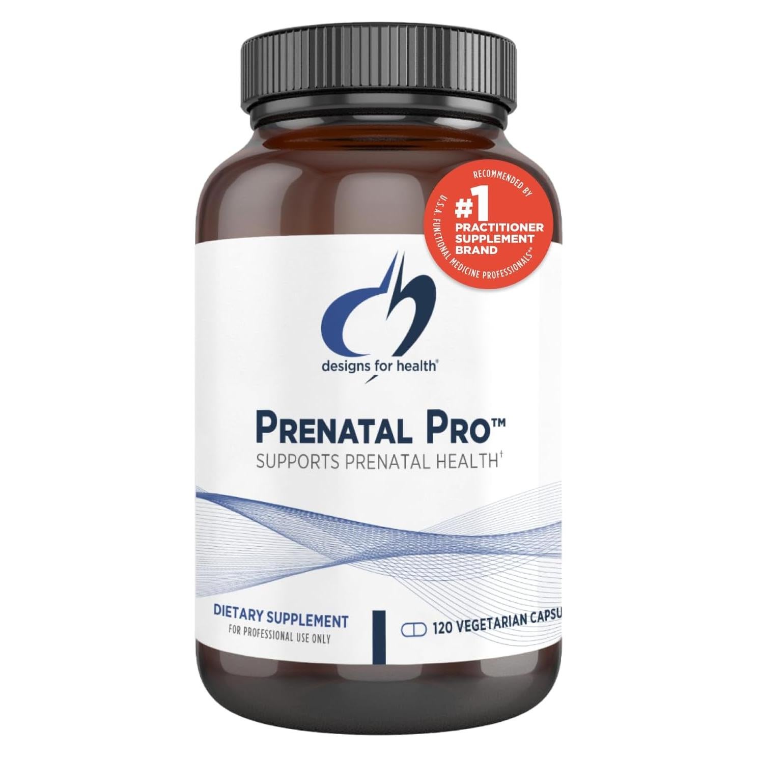 Vitaminas Prenatales Methylated Pro Designs for Health 120 Caps