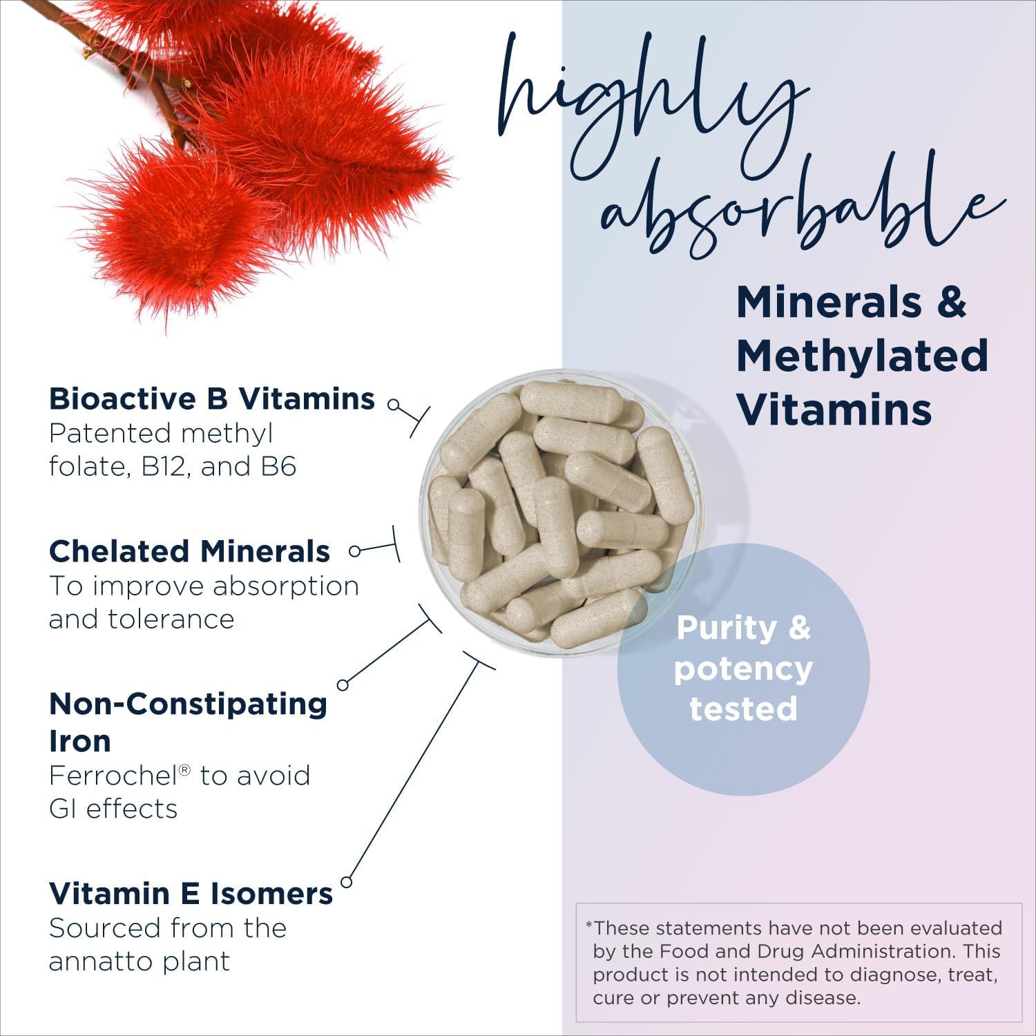 Vitaminas Prenatales Methylated Pro Designs for Health 120 Caps