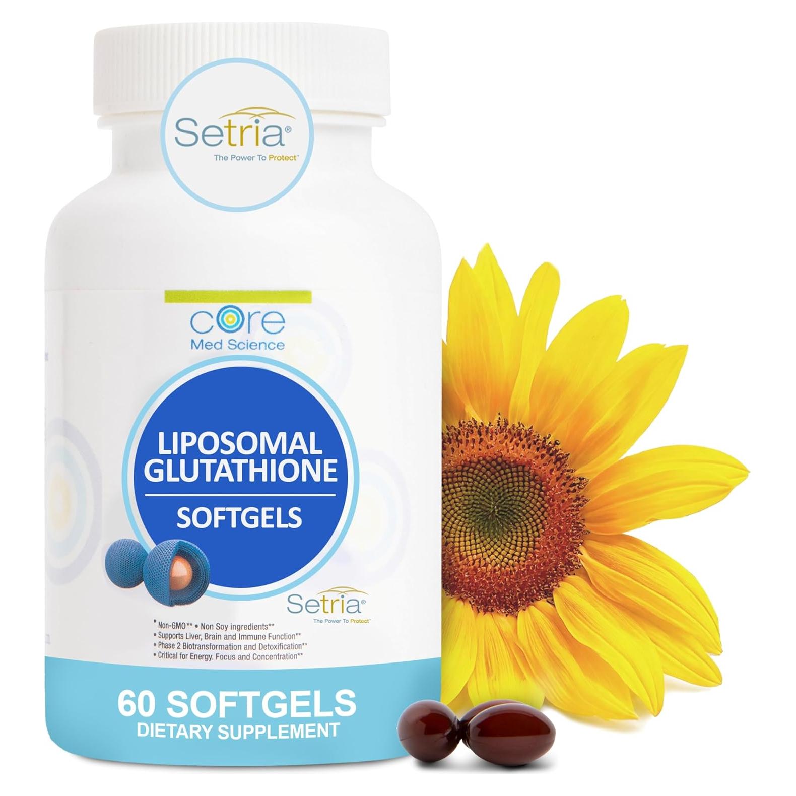 Suplemento de Glutatión Liposomal Core Med Science 500mg 60 Gelatinas