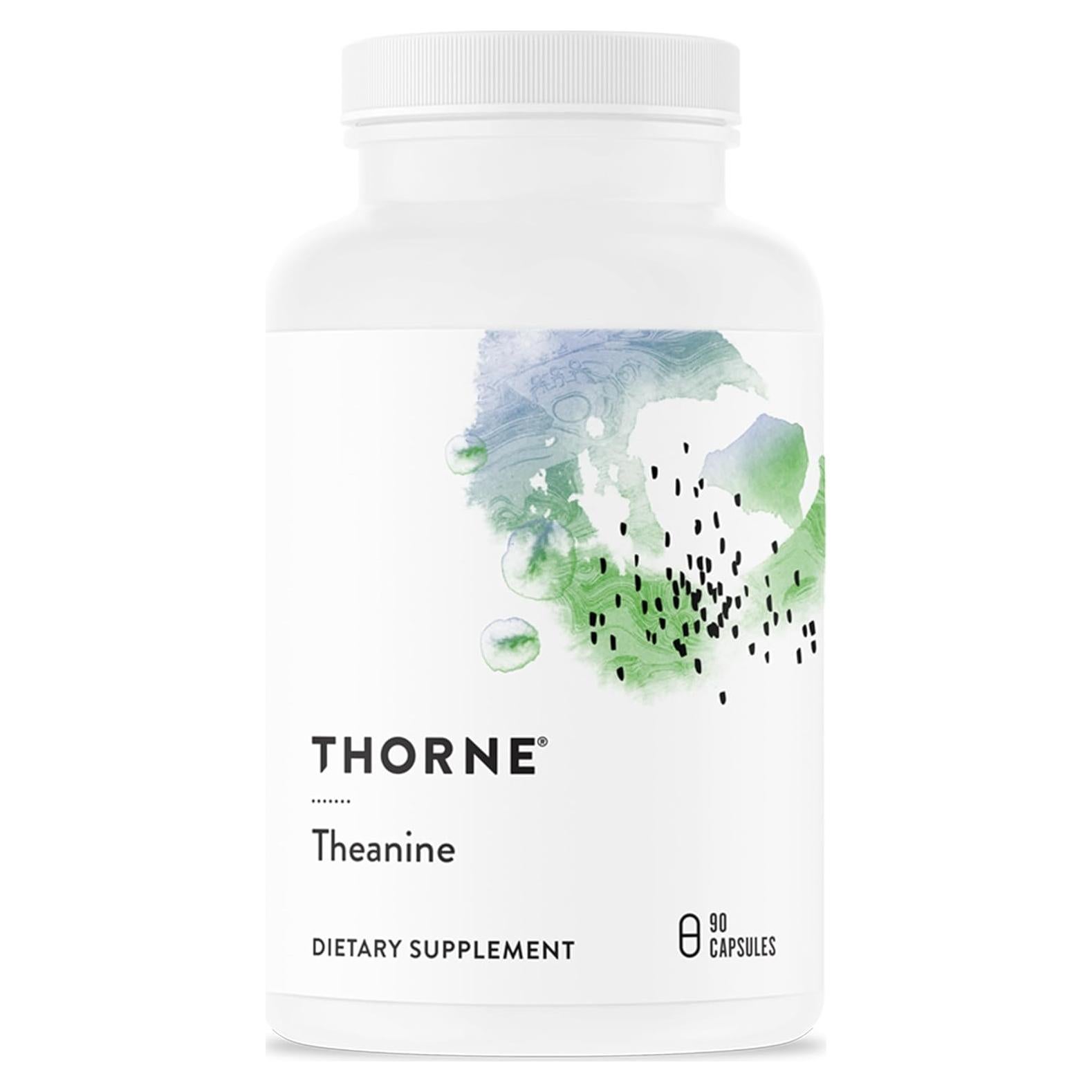 Suplemento de L-Teanina Thorne 200mg - 90 Cápsulas