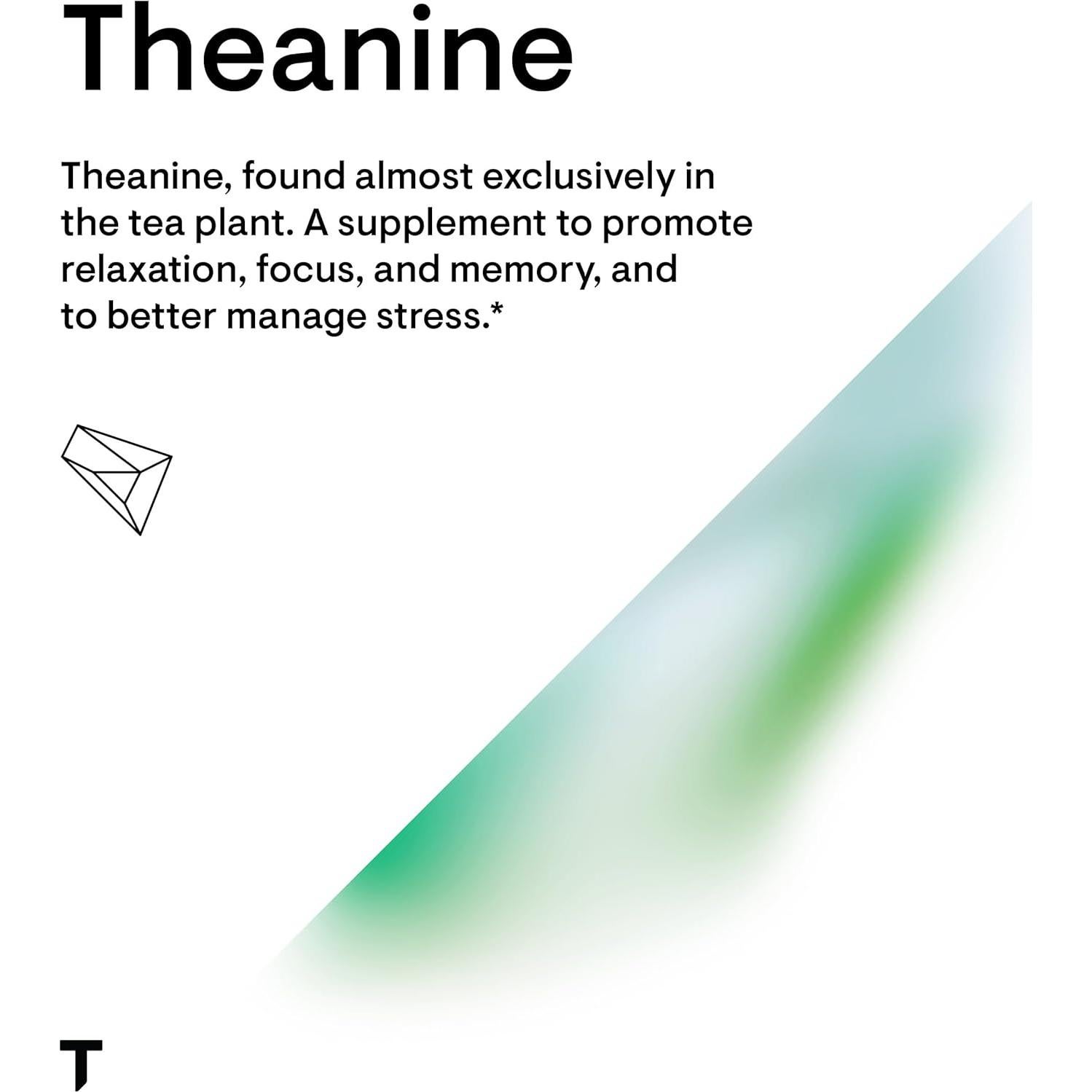 Suplemento de L-Teanina Thorne 200mg - 90 Cápsulas