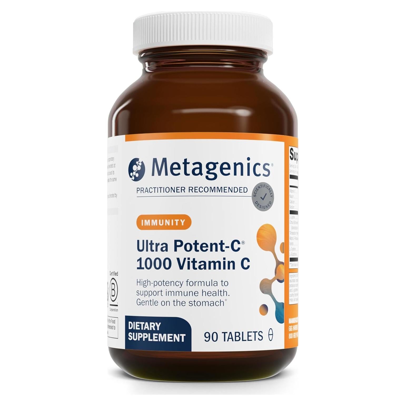 Metagenics Ultra Potent-C 1000 Vitamina C 90 Tabletas