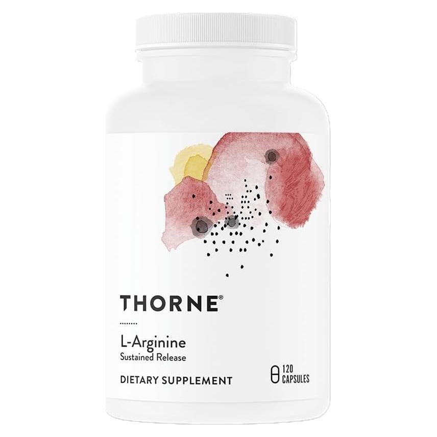 Suplemento L-Arginina Thorne 120 Cápsulas - Apoyo Cardiaco